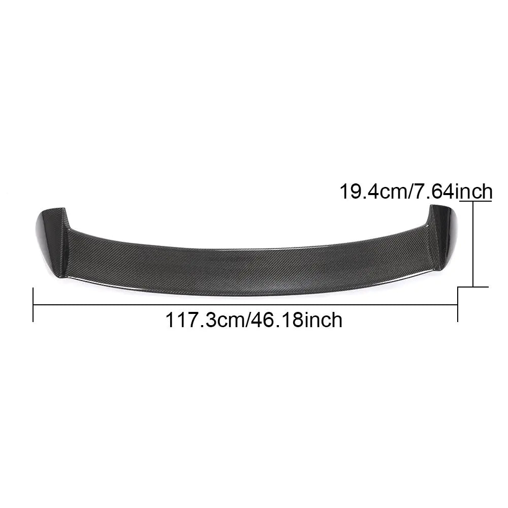 For BMW F20 F21 Hatchback 3-Door 5-Door 12-19 Carbon Fiber Rear Roof Spoiler Window Wing Lip