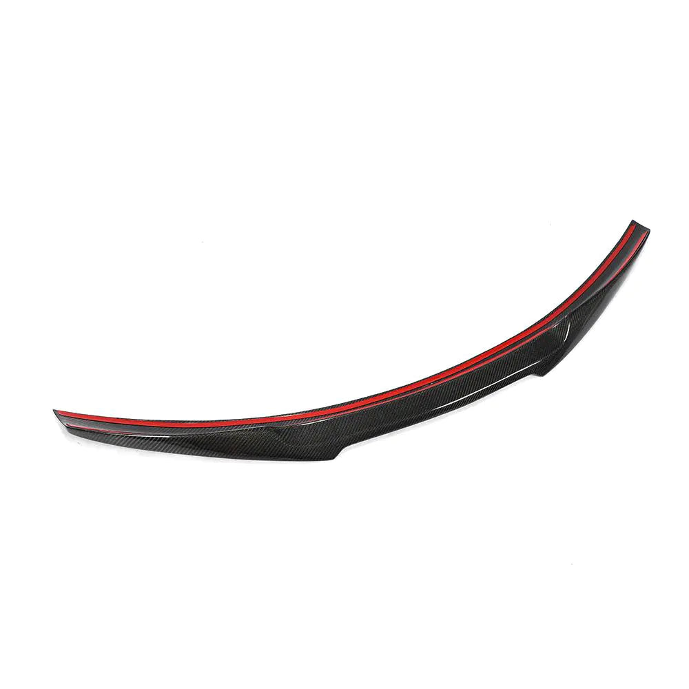 Carbon Fiber Rear Trunk Spoiler Boot Lip Wing Spoiler For Infiniti Q50 2014 - 2018