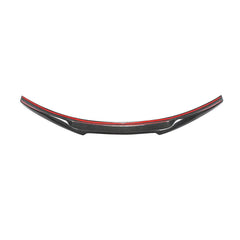 Carbon Fiber Rear Trunk Spoiler Boot Lip Wing Spoiler For Infiniti Q50 2014 - 2018
