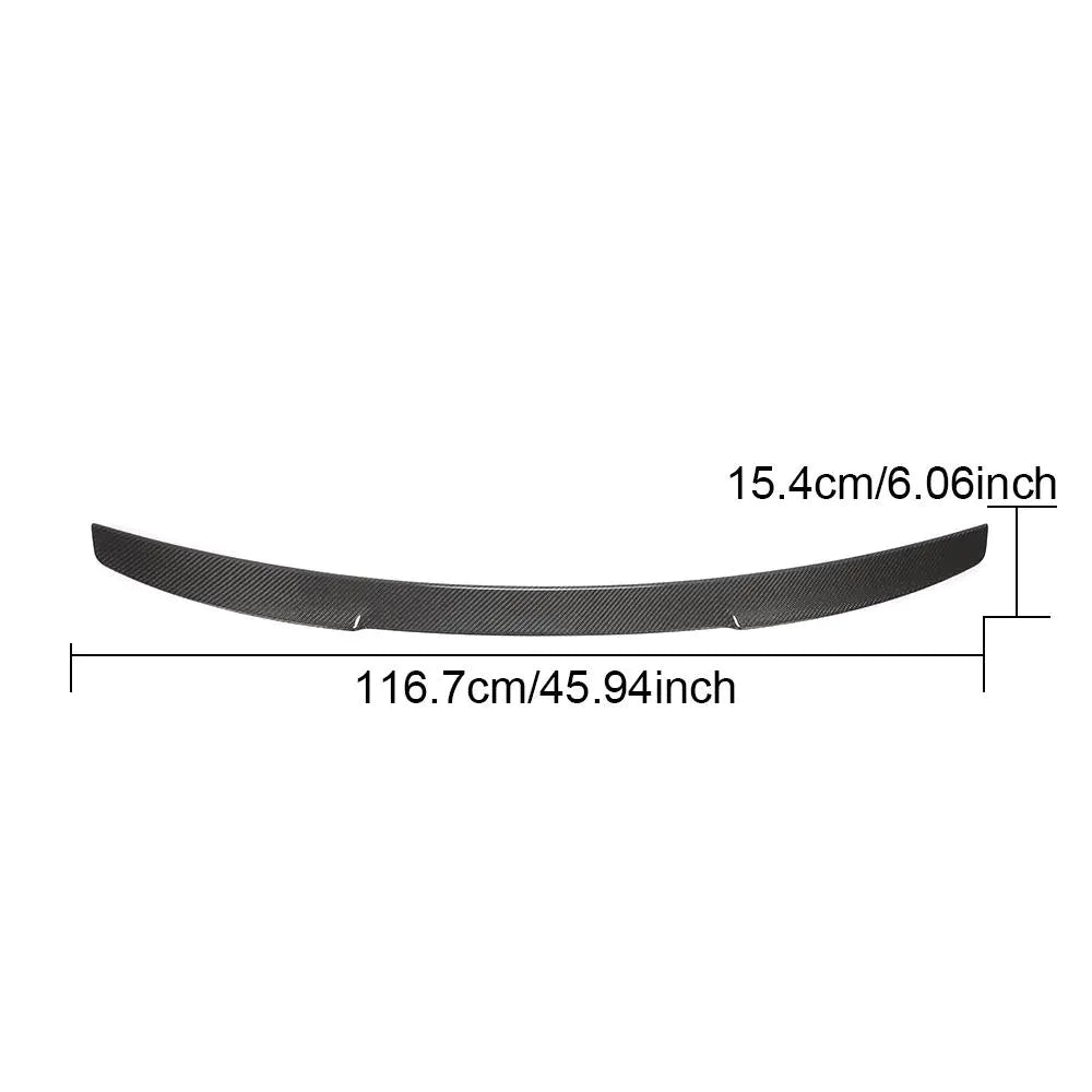 Modify Luxury A3 Sline Carbon Fiber Car Rear Lid Spoiler for Audi S3 SLINE Convertible 2-Door 2014-2019