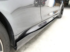 Carbon Fiber Side Skirts Extension Lip Spoiler Fit For BMW F82 F83 M4 2014-2019