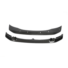 For BMW M3 M4 2015-2019 Carbon Fiber Front Bumper Lip GTS Style (2-piece set)