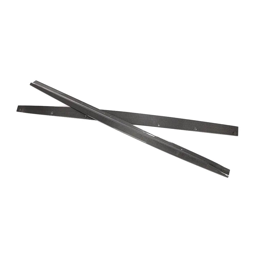 Carbon Fiber Car Side Skirts Lip for Bentley Continental GT V8 Coupe 2-Door 2012-2016