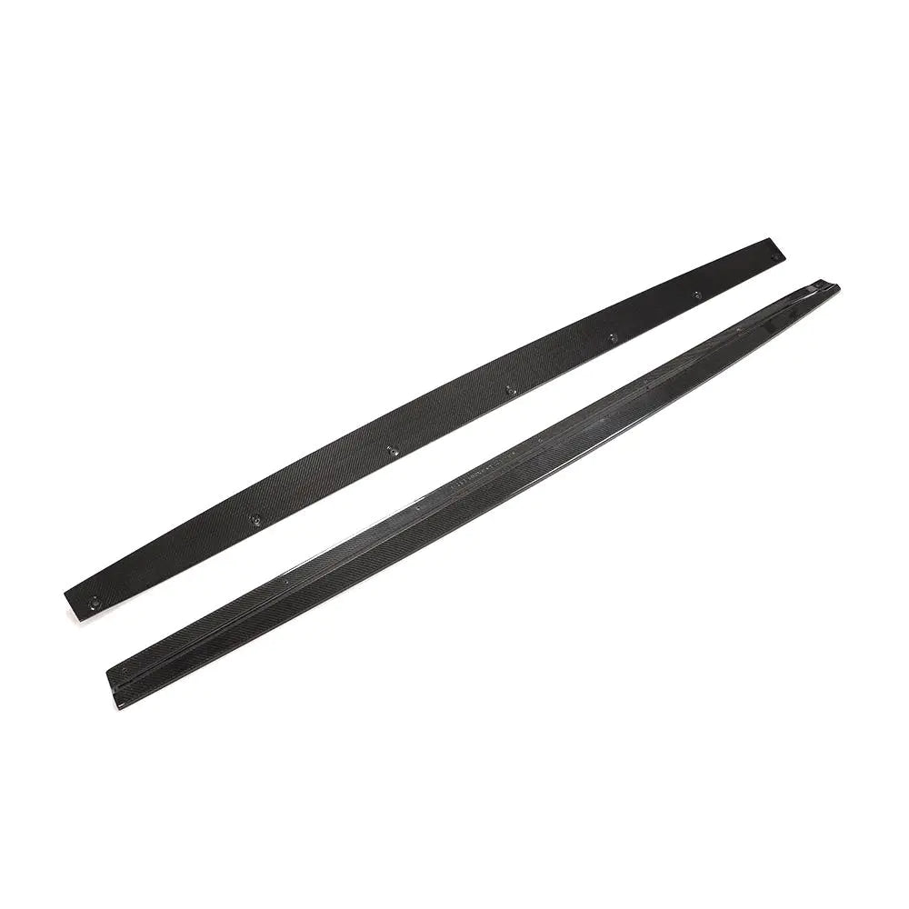 Carbon Fiber Car Side Skirts Lip for Bentley Continental GT V8 Coupe 2-Door 2012-2016