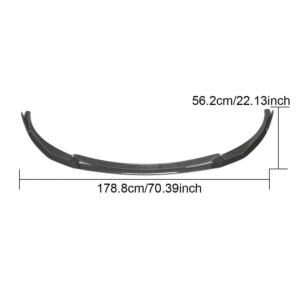 Carbon Fiber M6 Car Front Splitter Lip for BMW F06 F12 F13 M6 Gran Coupe 2013-2016