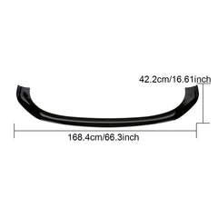 ML-ZDH127-1 ABS front lip Glossy black/Matt black for Hyundai VENUE