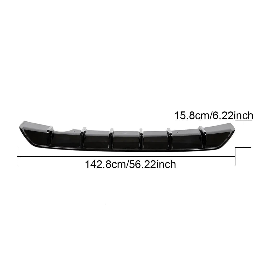 ML-ZDH129-1 ABS Rear Bumper Diffuser Glossy black/Matt black for Hyundai VENUE
