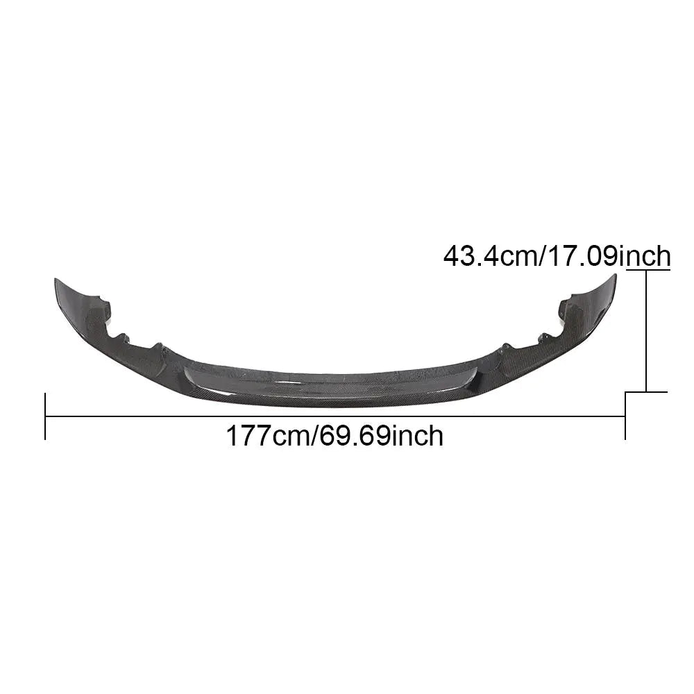 Carbon Front Bumper Lip for BMW F87 M2 Competition Coupe 2-Door 2018-2020