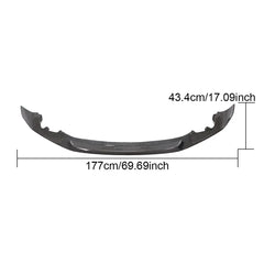 Carbon Front Bumper Lip for BMW F87 M2 Competition Coupe 2-Door 2018-2020