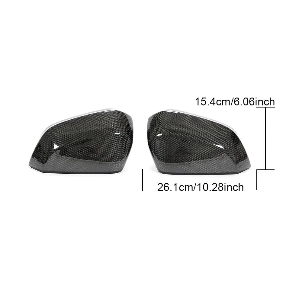 For Audi Q2 Q3 Sport Utility 2019UP Carbon Fiber Side Rearview Mirror Cover Caps Pair