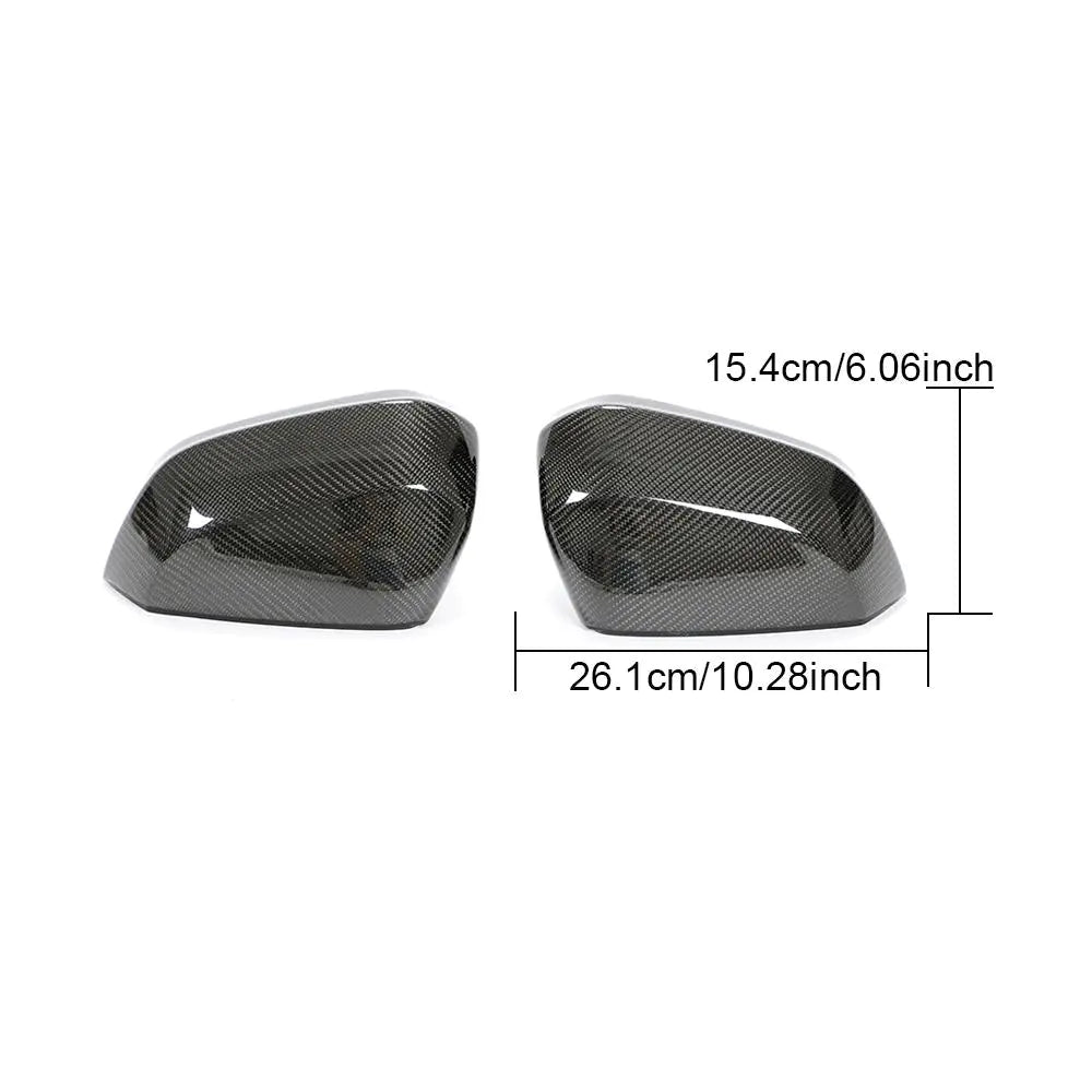 For Audi Q2 Q3 Sport Utility 2019UP Carbon Fiber Side Rearview Mirror Cover Caps Pair