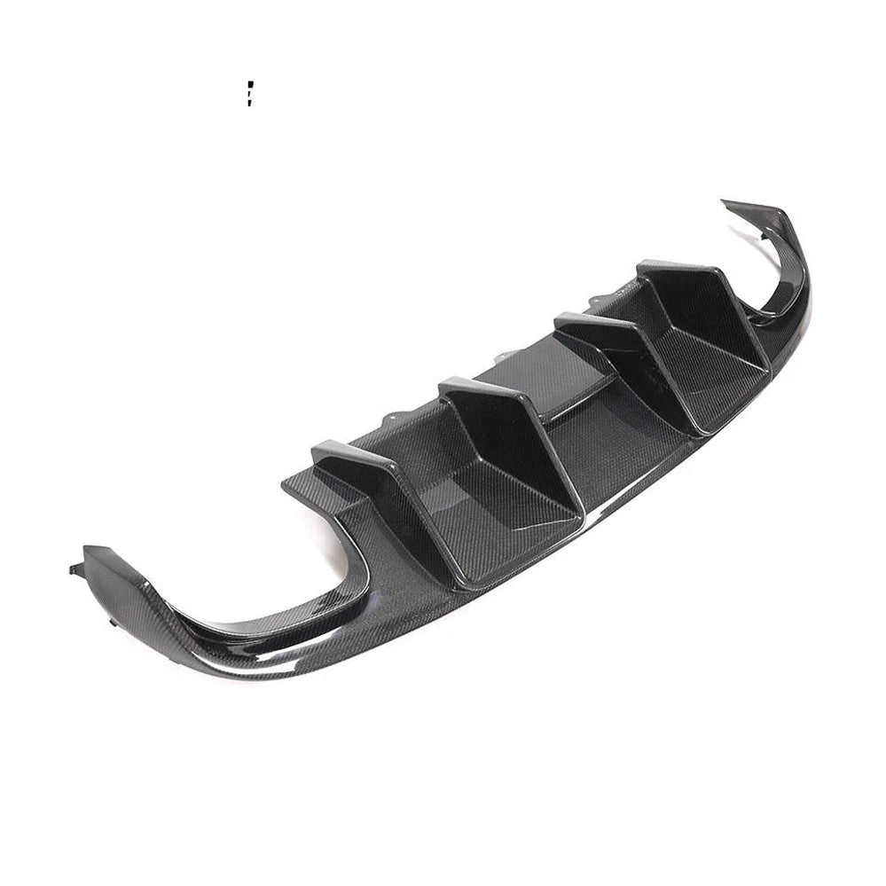 Carbon Fiber Rear Bumper Diffuser for Audi A4 S4 Base Sedan 4-Door 2008-2012