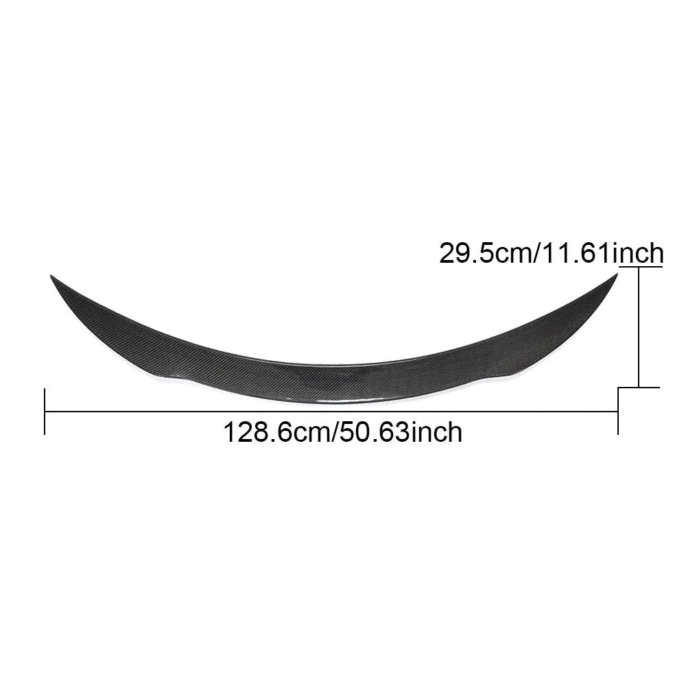 Rear Trunk Spoiler for Mercedes-Benz C-Class A205 C43 C63 AMG Convertible 2-Door 2015-2020