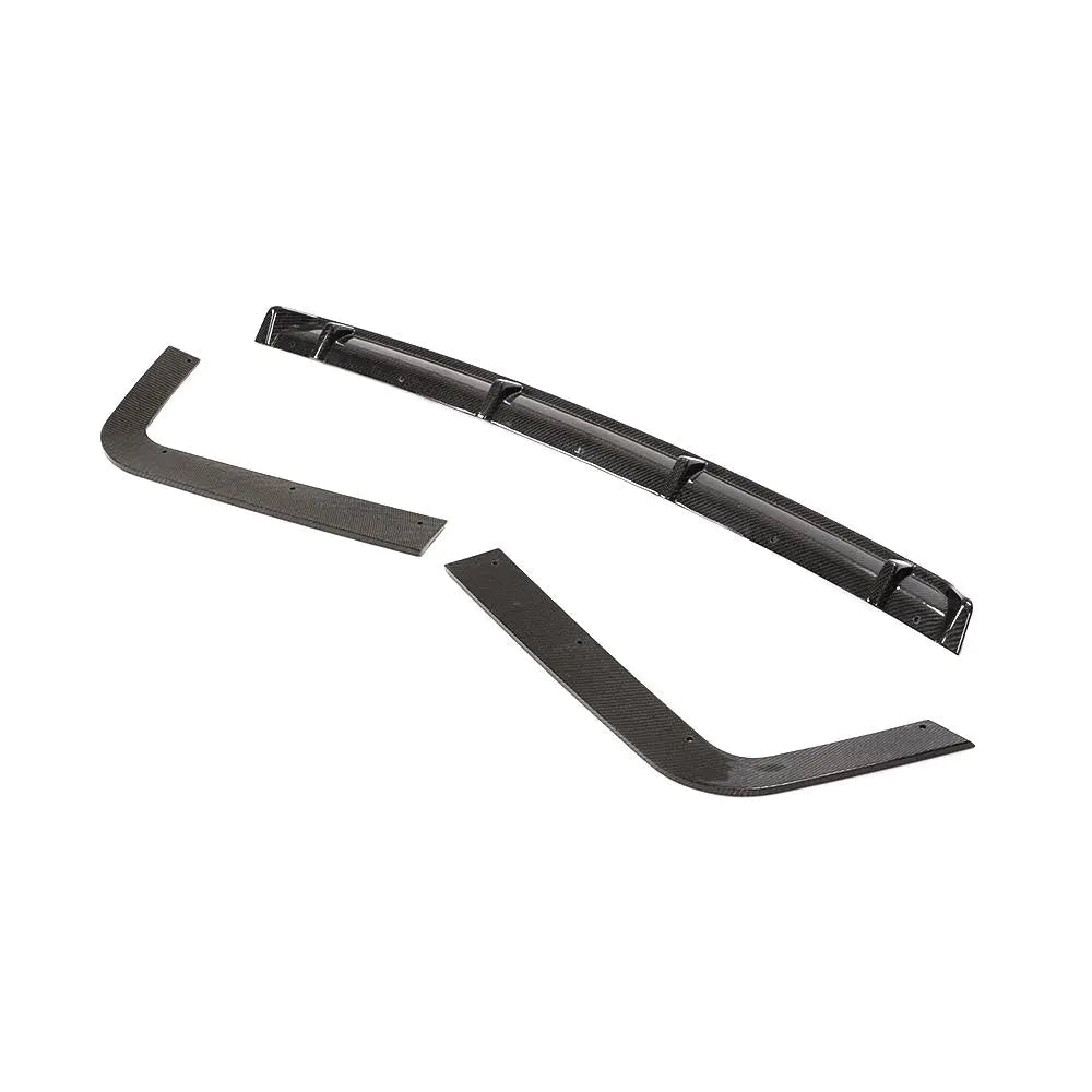 Real Carbon Fiber Rear Bumper Diffuser Spoiler for Volkswagen T6 Multivan 2015 - 2019