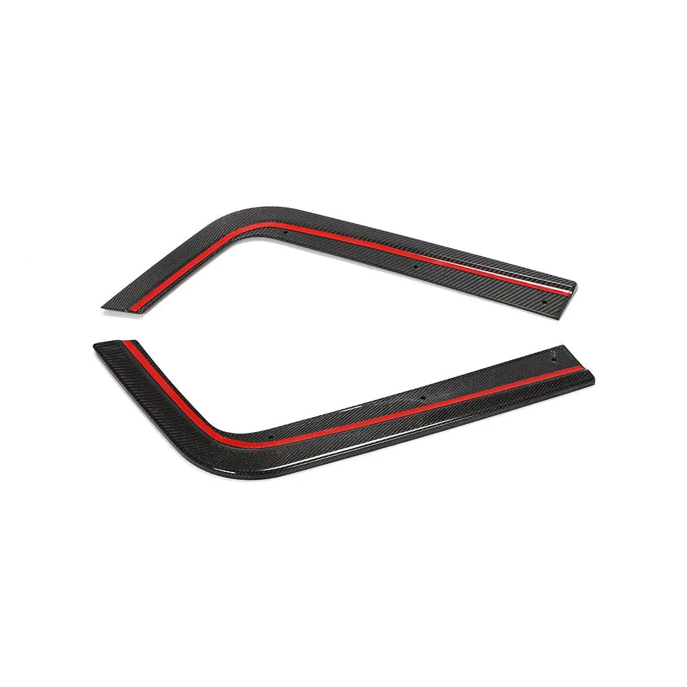 Real Carbon Fiber Rear Bumper Diffuser Spoiler for Volkswagen T6 Multivan 2015 - 2019