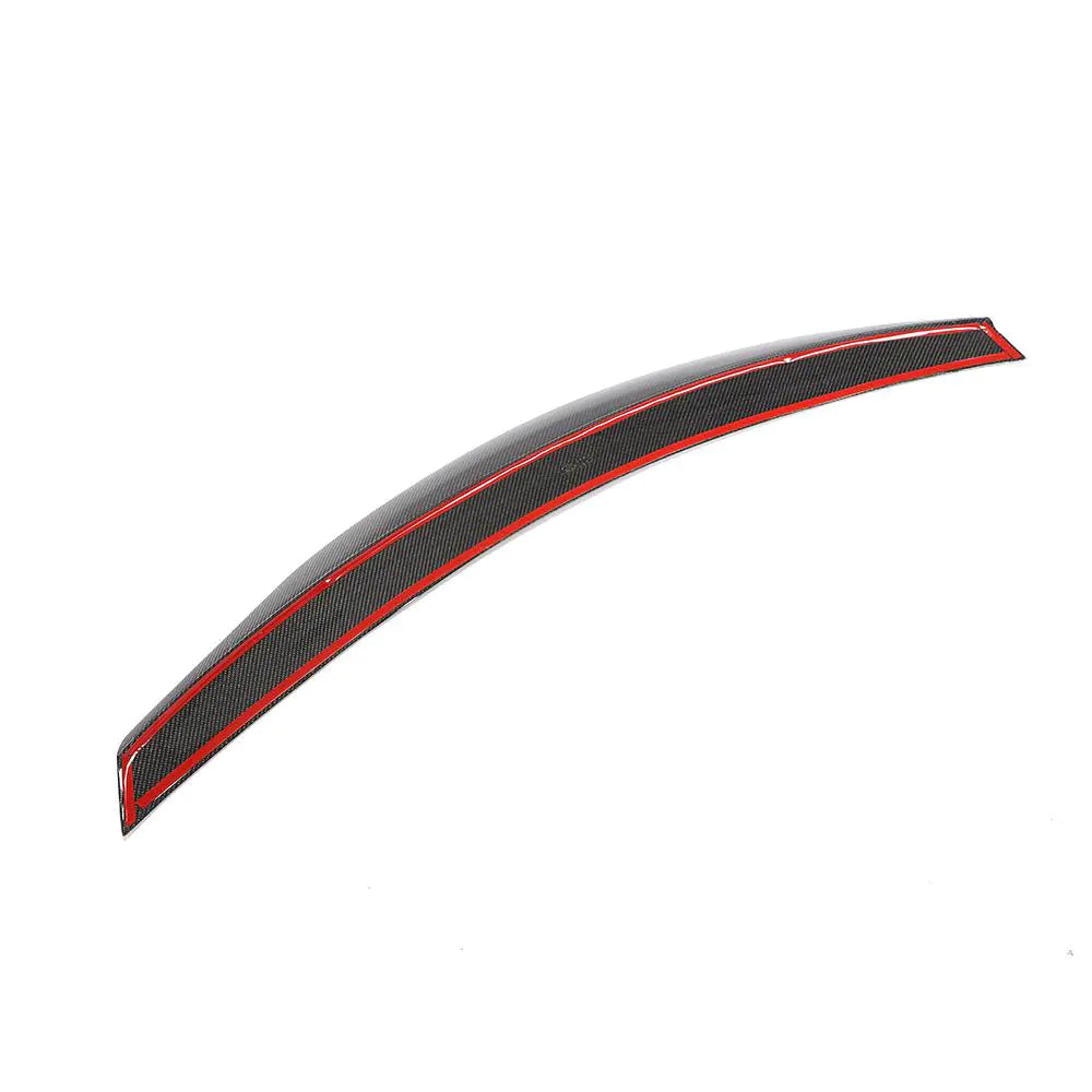 For Mercedes Benz S Class W221 08-13 Carbon Fiber Rear Trunk Spoiler Boot Wing Lip