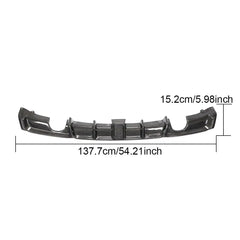 For BMW 3 Series F30 F35 320i 328i 335i 340i M-Sport 12-18 Carbon Fiber Rear Bumper Diffuser Body Kit