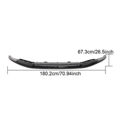 For Audi R8 V10 Gen 2 2-Door 16-19 Carbon Fiber Front Bumper Lip Chin Spoiler