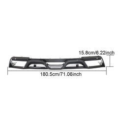 ML-LQ002 Carbon Fiber Rear Bumper Diffuser Lip for Ford Mustang GT Coupe 2-Door 2018-2019
