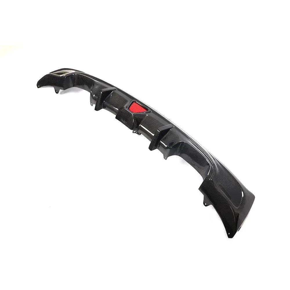 Carbon Fiber F22 Rear Bumper Lip Quad Pipes for BMW M235i M240i M Sport Coupe 2-Door 2014-2019