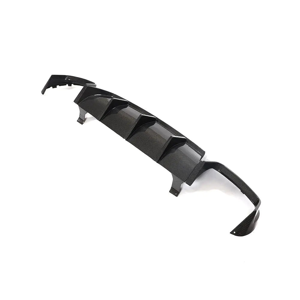 W212 E63 Rear Lip Diffuser Carbon Fiber for Mercedes Benz E300 E350 E400 E550 Sport E63 AMG S 13-15