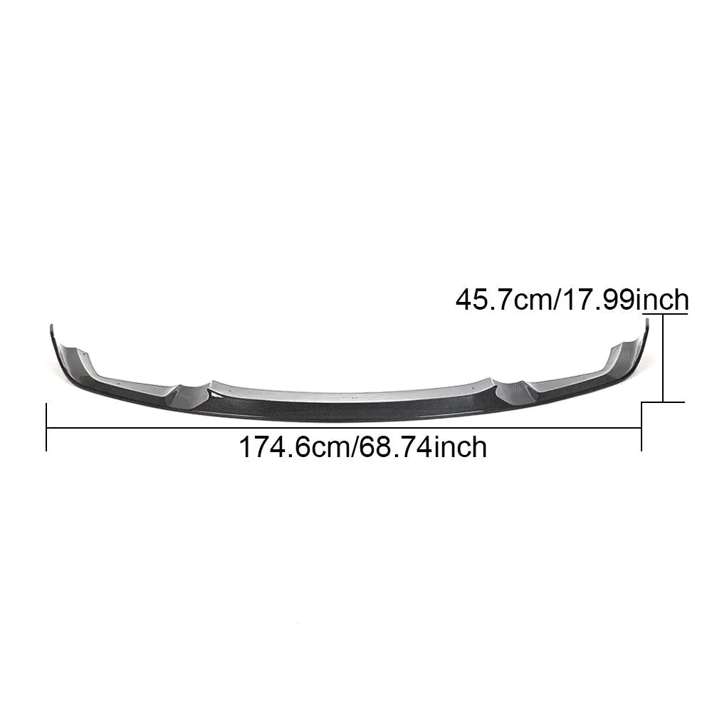 Carbon Fiber M2 Front Splitter Extension for BMW F87 M2 Coupe 2-Door 2016-2019