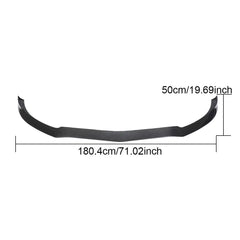 Carbon Fiber W205 C63 Car Front Splitter for Mercedes Benz C63 AMG 2-Door 2015-2019
