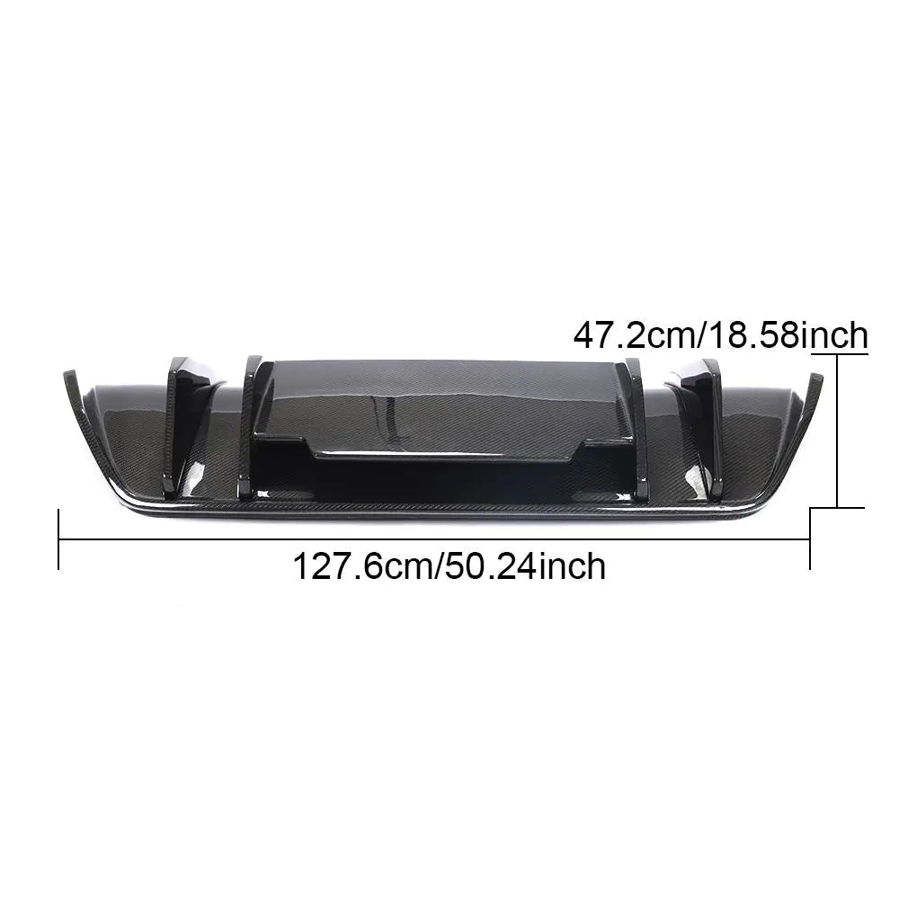 Dry Carbon Fiber R8 Car Rear Lip Diffuser for Audi R8 Gen 2 V10 Coupe 2016-2018