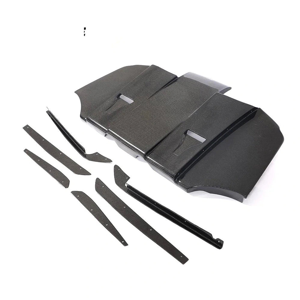 Carbon Fiber E93 M3 Rear Diffuser Systerm Bottom Plate for BMW E9x E92 M3 2-Door 2008-2013