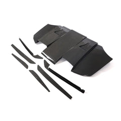 Carbon Fiber E93 M3 Rear Diffuser Systerm Bottom Plate for BMW E9x E92 M3 2-Door 2008-2013