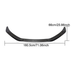 3PCS/SET Style Carbon Fiber R8 Front Spoilers Splitter for Audi R8 Gen 2 V10 Coupe 2016-2018