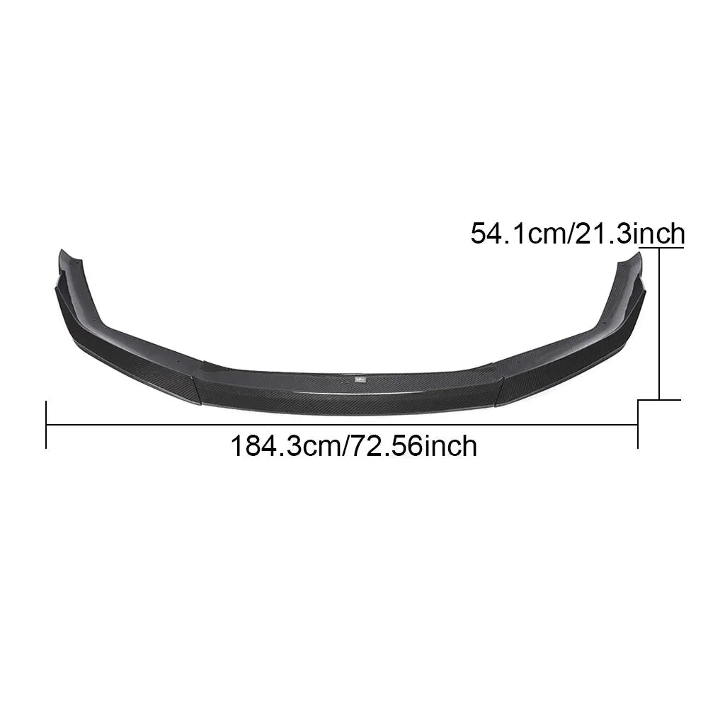 Dry Carbon Fiber F90 M5 LCI Front Splitter Lips for BMW M5 LCI Competition Sedan 4-Door 2021