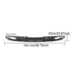 Carbon Fiber Car Rear Diffuser Lip for Bentley Continental GT V8 Coupe 2-Door 2012-2016