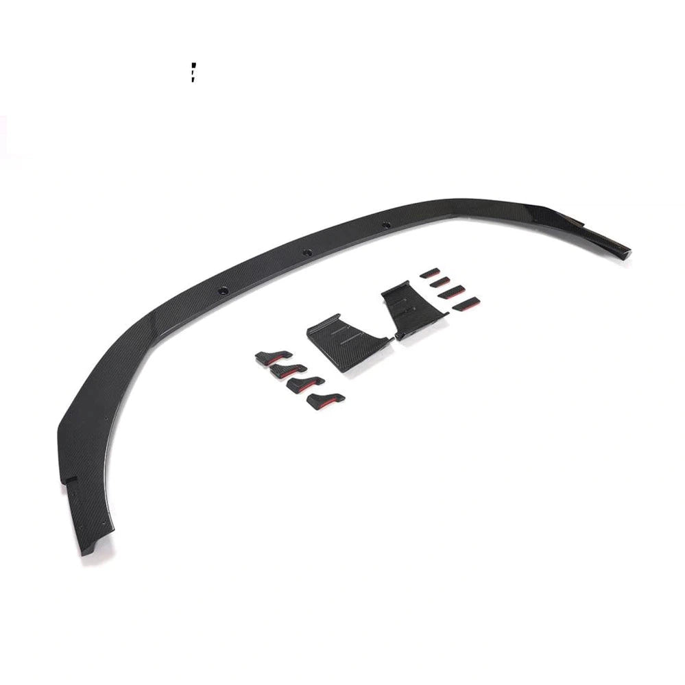 Carbon Fiber Front Lip with Winglets for Audi RS4 B9 Avant 2018-2020