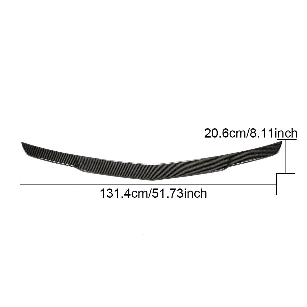 For Mercedes Benz W212 Sedan 10-16 Carbon Fiber Rear Trunk Spoiler Boot Wing Lip