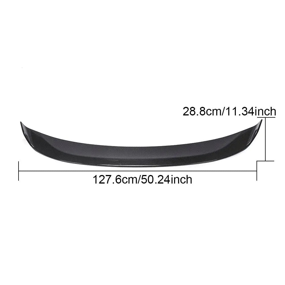 For Porsche 718 Boxster Convertible 16-21 Dry Carbon Fiber Rear Trunk Spoiler Boot Wing Lip