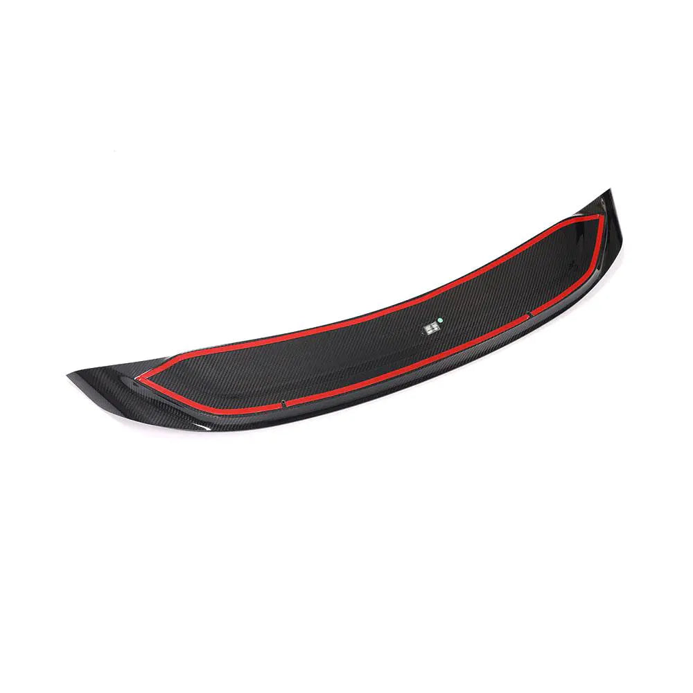 For Porsche 718 Boxster Convertible 16-21 Dry Carbon Fiber Rear Trunk Spoiler Boot Wing Lip