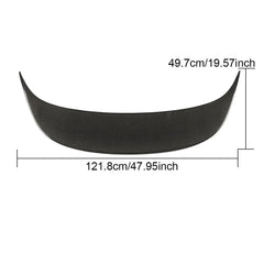 Carbon Fiber Ducktail Tunk Lid Spoiler For Toyota Camry Hybrid XLE SE XSE Sedan 2018 -2021