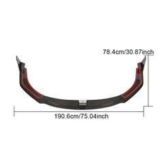 Carbon Fiber Front Bumper Lip Spoiler for Lamborghini Huracan Performante Coupe 2-Door 17-19