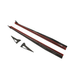 Forged Carbon LP640 Side Skirts Winglet for Lambo Huracan LP640-4 Performante Coupe 2-Door 2017-2019
