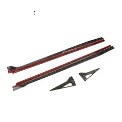 Forged Carbon LP640 Side Skirts Winglet for Lambo Huracan LP640-4 Performante Coupe 2-Door 2017-2019