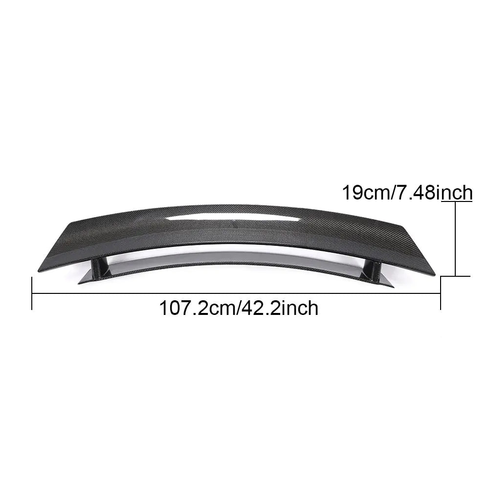 Carbon Fiber Rear Trunk Boot Wing Spoiler For Porsche 718 Cayman Coupe 2005 - 2012