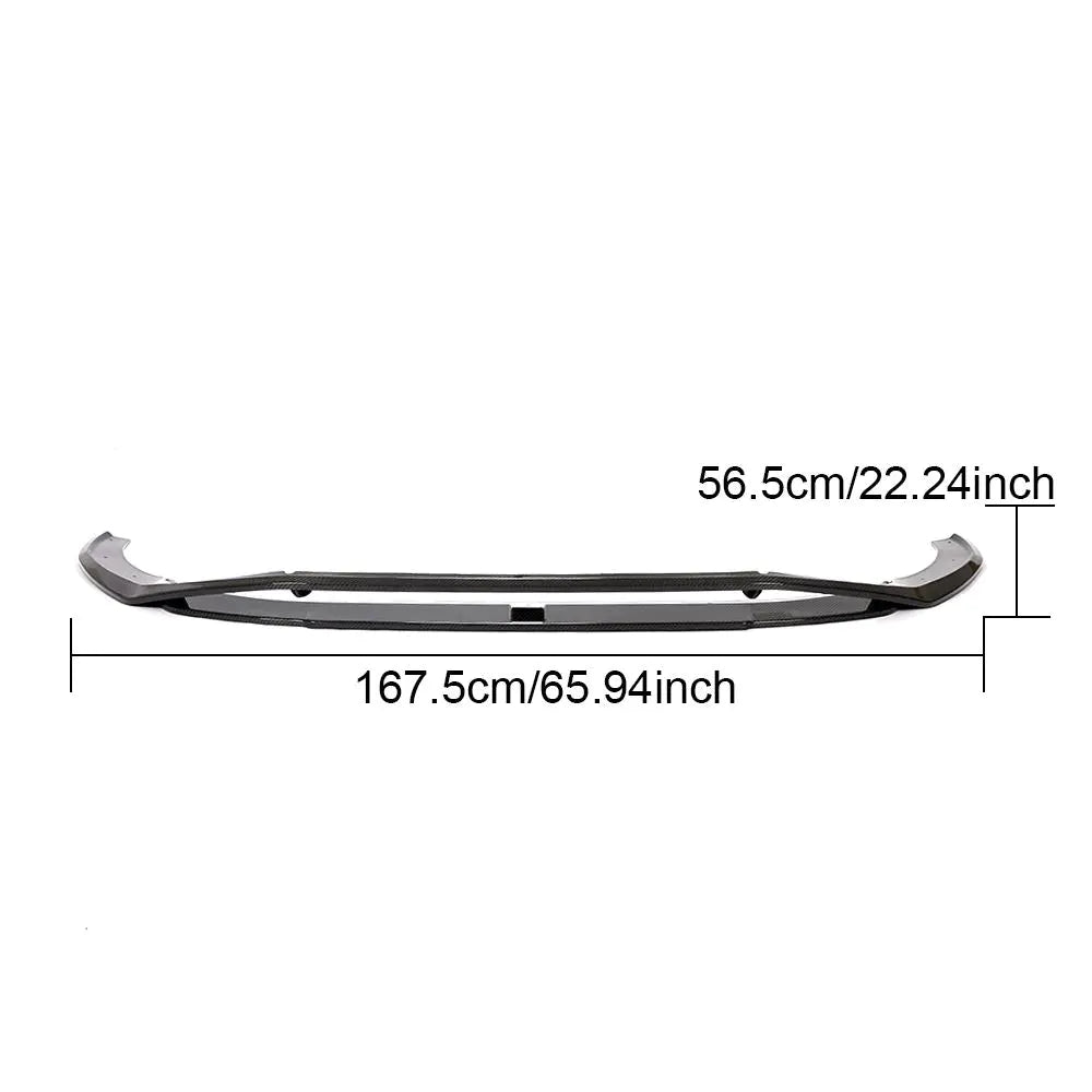 Carbon Fiber A4 S4 Front Lip Splitter for Audi A4 S-LINE S4 Sedan 4-Door 2020-2021