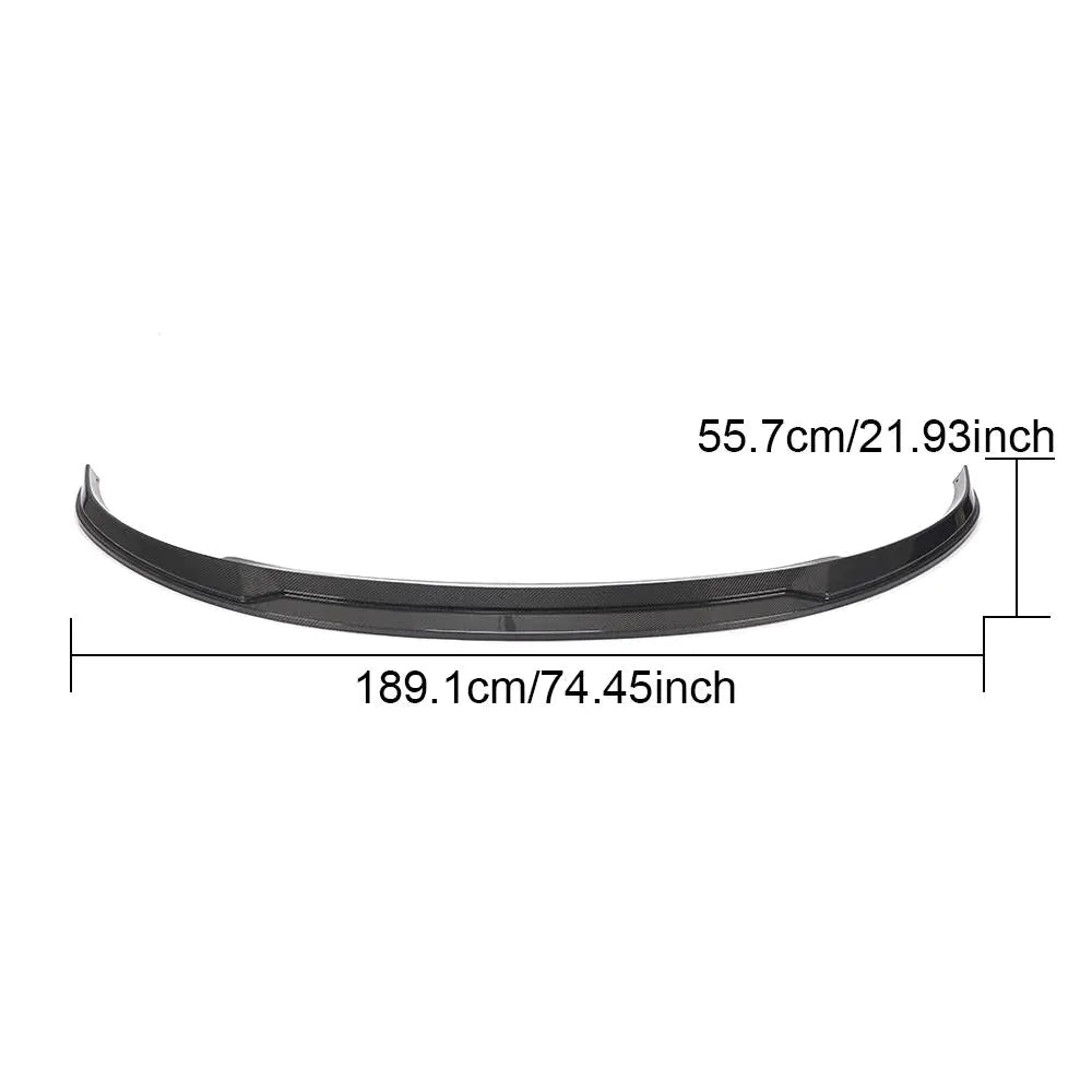 Carbon Fiber Front Lip for Tesla Model Y Mayor Sport Utility 4-Door Electric 2020 2021