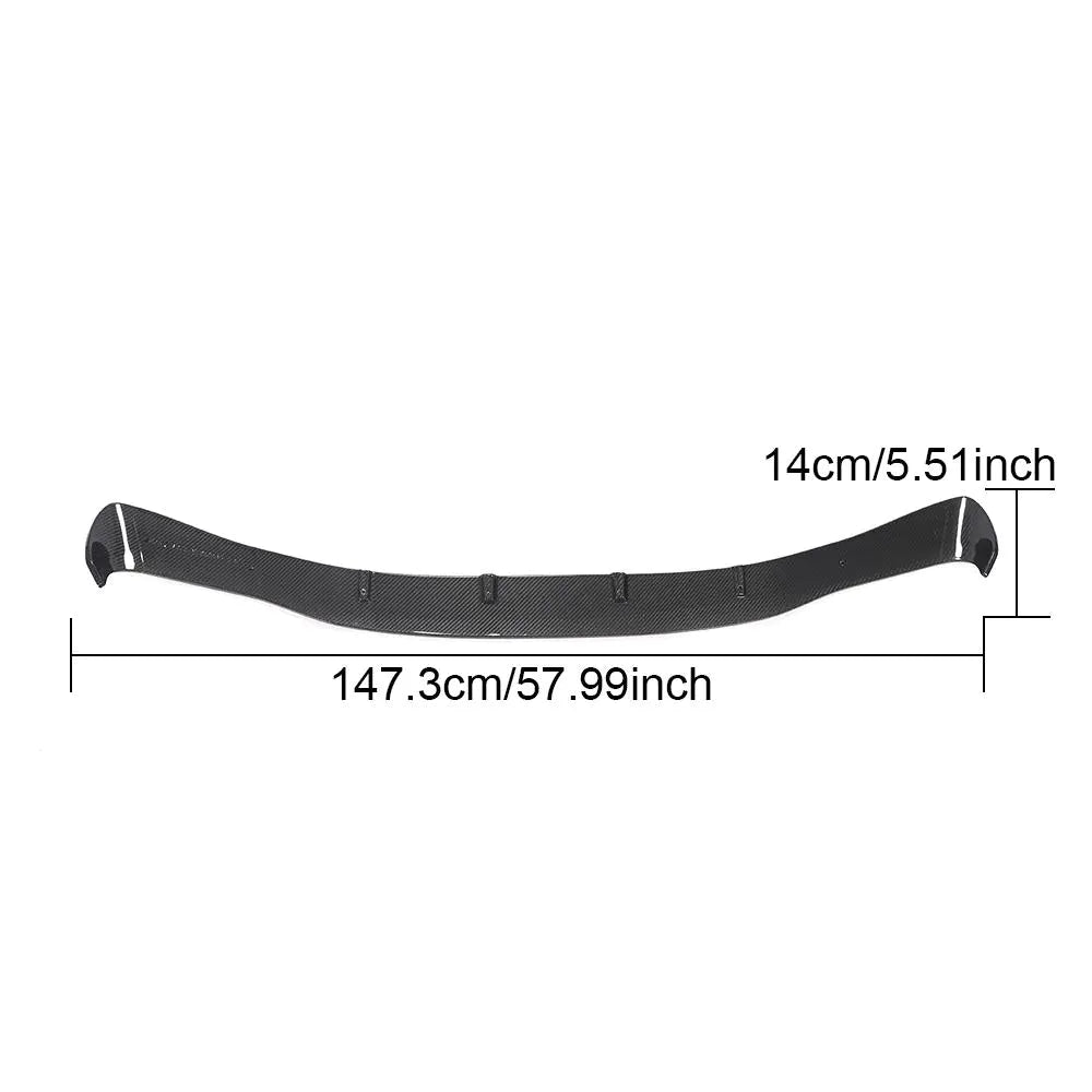 Carbon Fiber C118 Rear Diffuser Lip for Mercedes Benz CLA-Class C118 CLA250 4-Door 2020-2021