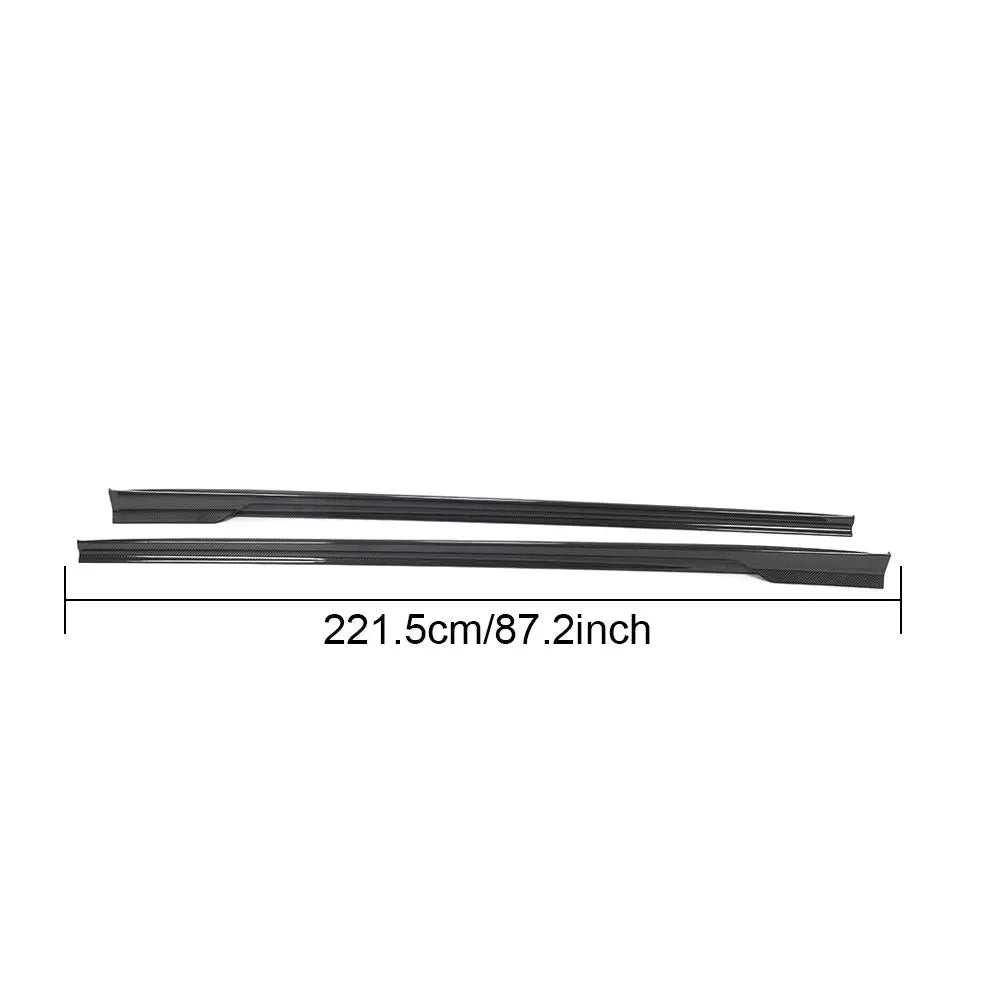 Pre-preg Carbon Fiber Side Skirts For Maserati Ghibli Sedan 4-Door 2014-2021