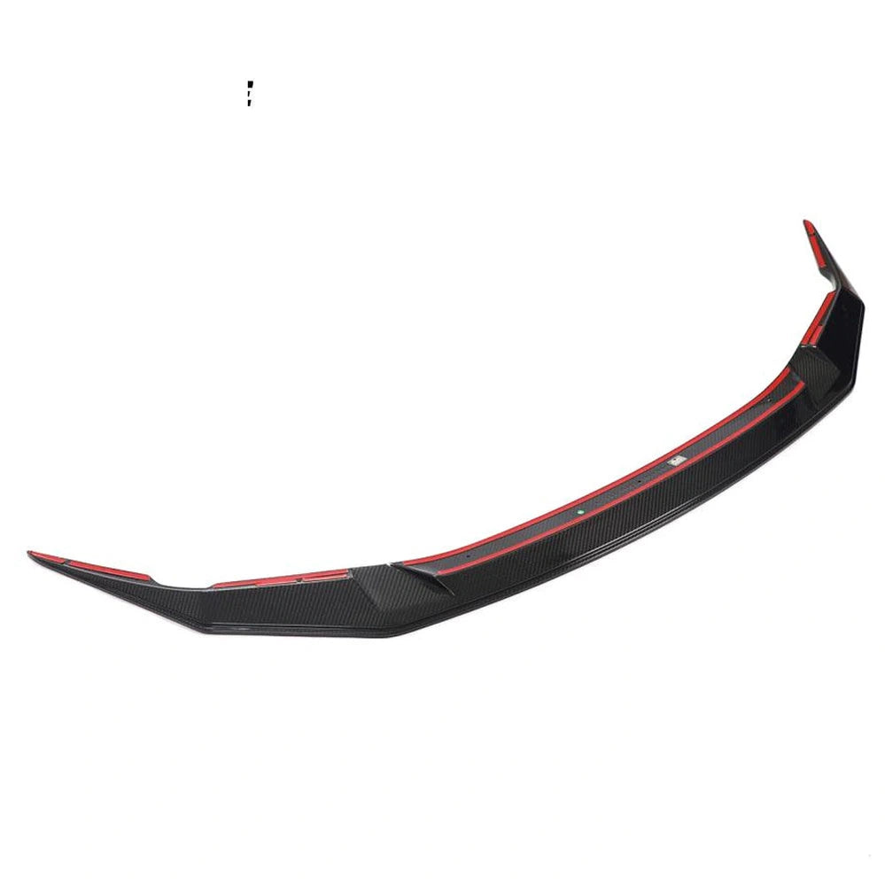 For BMW 5 Series F90 M5 Sedan 2020UP Dry Carbon Fiber Front Bumper Lip Chin Spoiler