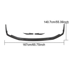 Carbon Fiber BRZ Front Splitter for Subaru BRZ Sport-tech RS Coupe 2-Door 2017-2020
