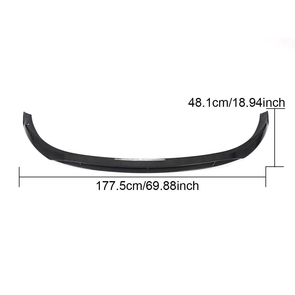Carbon Fiber W206 Front Lip for Mercedes Benz C Class W206 C205 A205 C43 AMG 2019-2021