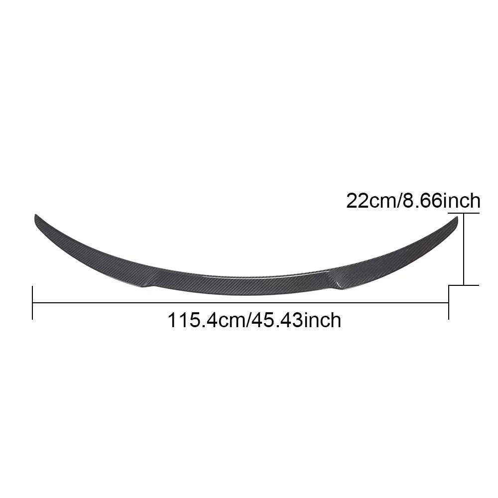 Dry Carbon Fiber Model Y Rear Wing Spoiler for Tesla Model Y Sport Utility 4-Door 2019-2021